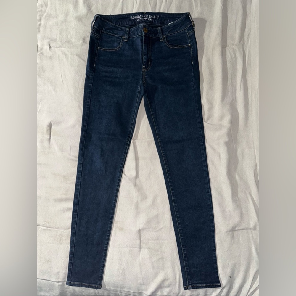American Eagle Outfitters Dark Indigo Jegging Skinny Jeans